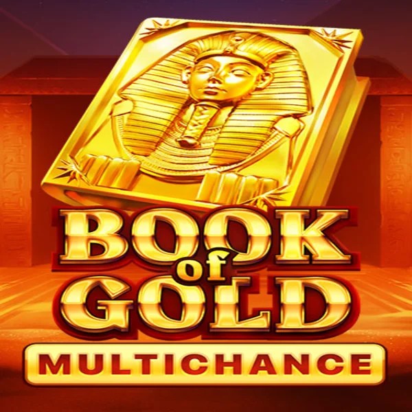 Book of Gold Multichance by Playson, showcased at faircrowncasino.dk – game logo