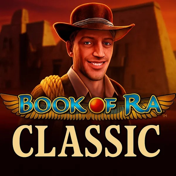 Book of Ra Classic logo – Slots by Novomatic at FairCrown Casino