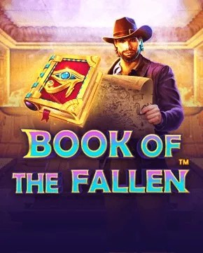 book of the fallen slot logo by Pragmatic Play at FairCrown Casino