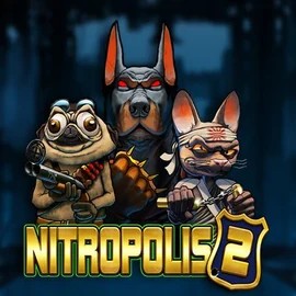 Nitropolis 2 online game logo by ELK Studios on faircrowncasino.dk